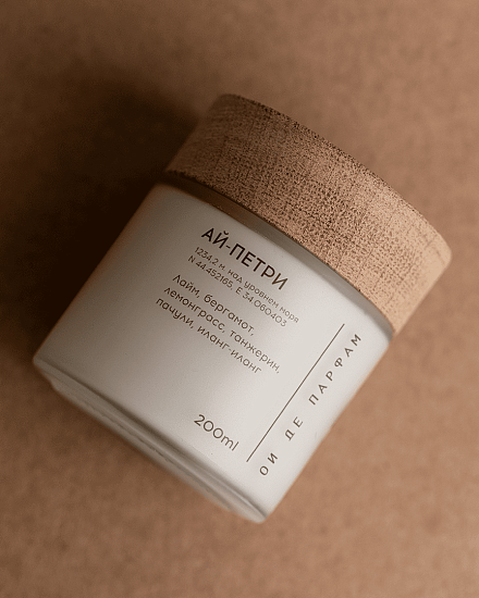 Свеча с деревяным фитилем &amp;quot;Ай-Петри&amp;quot; 200 мл