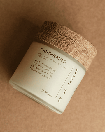 Свеча с деревянным фитилем "Пантикапей" 200 мл